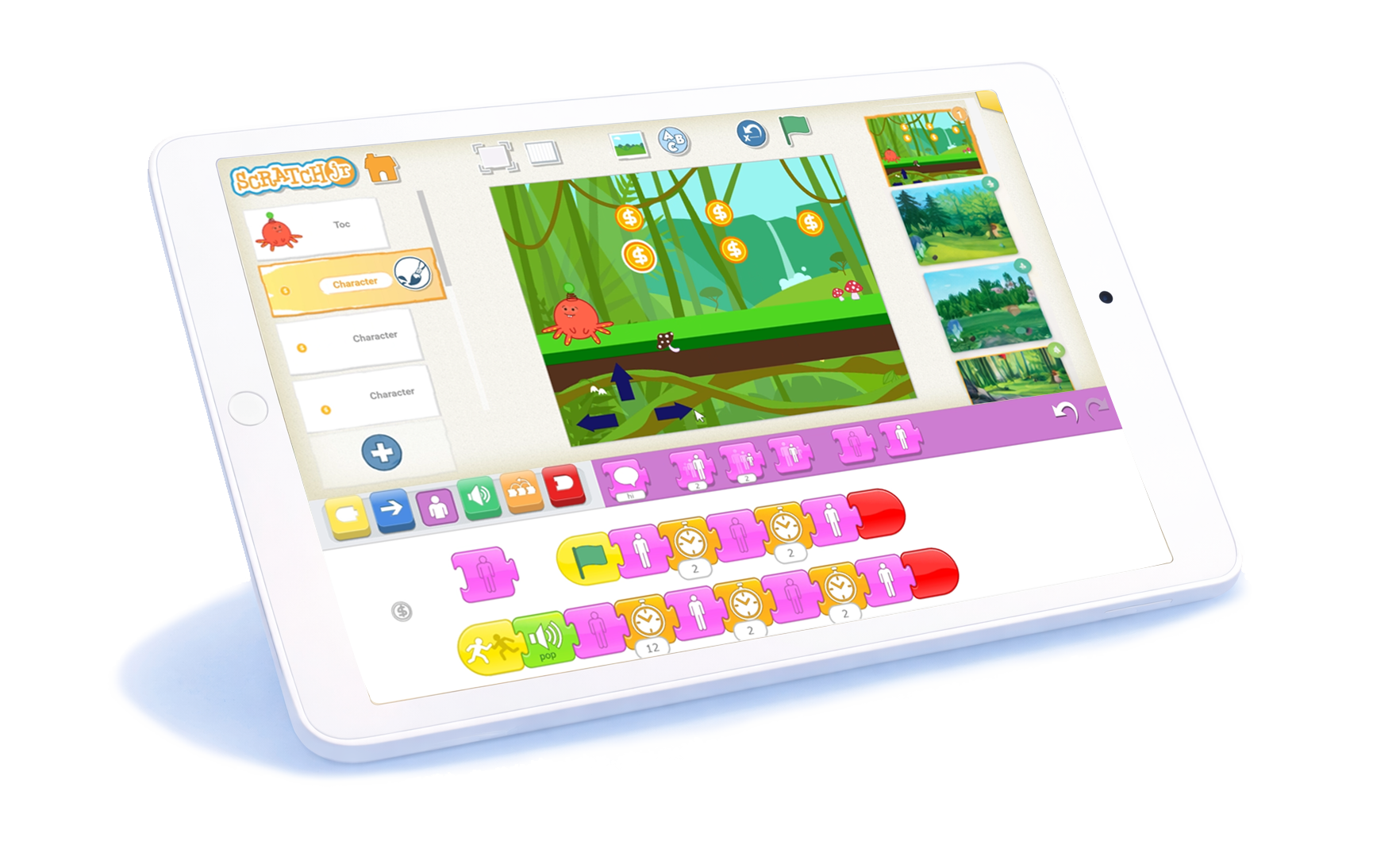 ScratchJR 画面